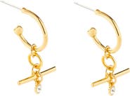 Fosterie Wynne Crystal Bar Earrings