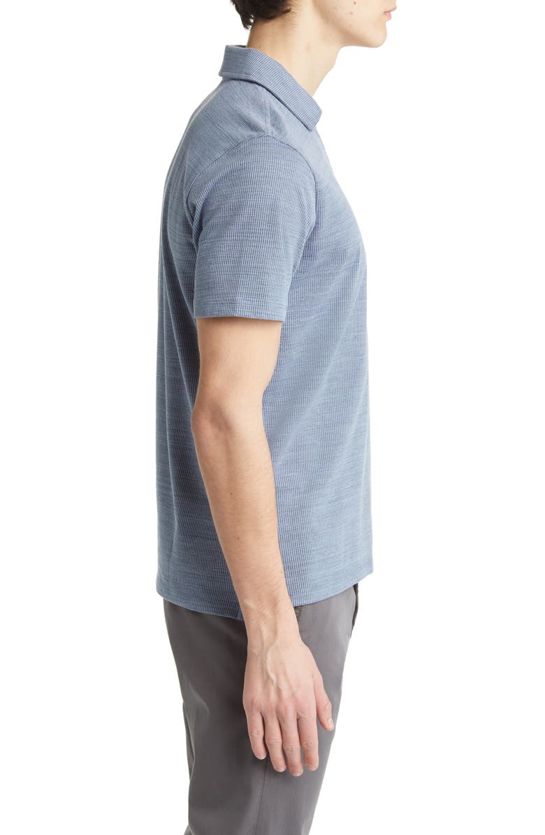 Robert Barakett Cantrell Space Dye Stripe Cotton Polo, Alternate, color, 