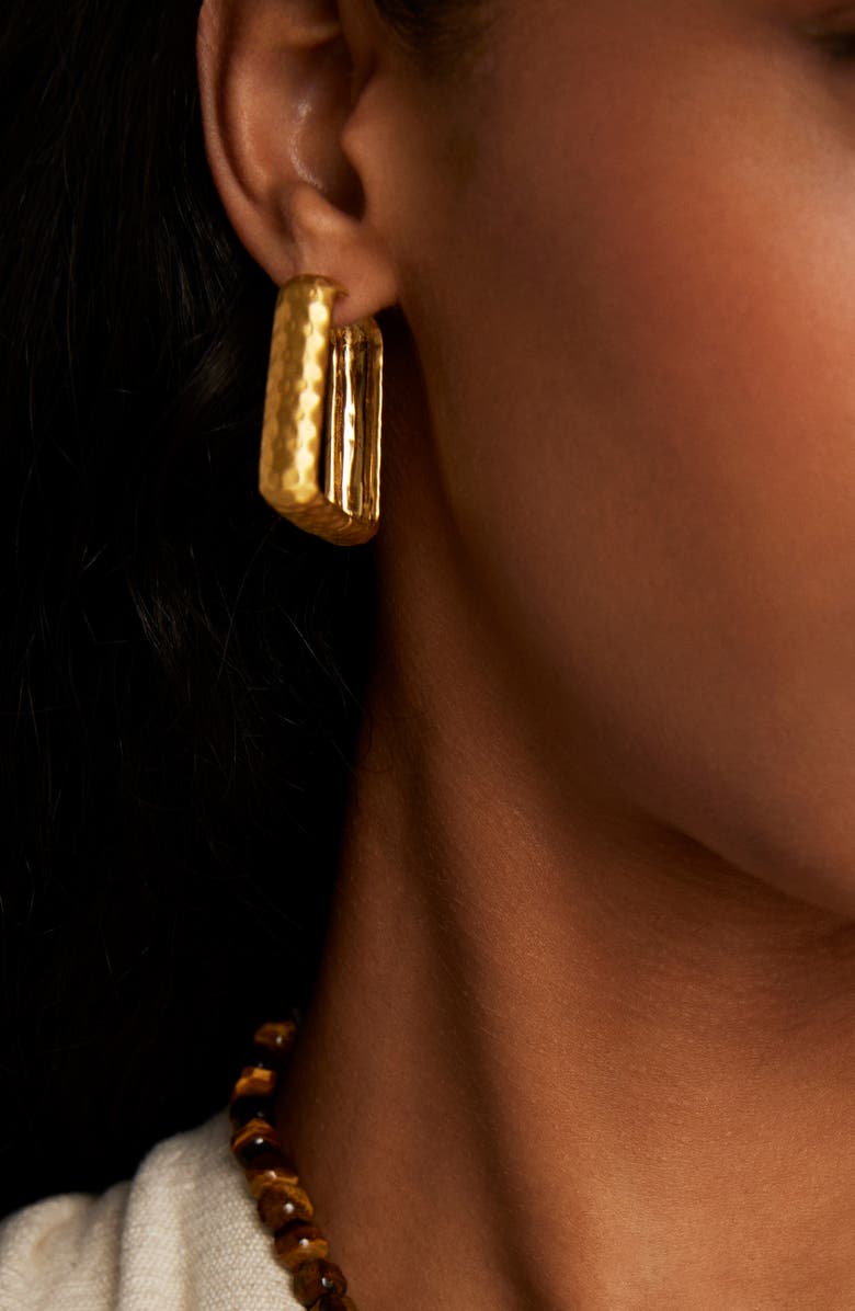 Dean Davidson Nomad Hammered Square Hoop Earrings, Alternate, color, 