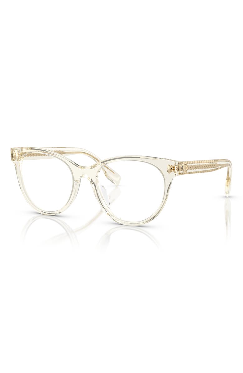 Tory Burch 52mm Phantos Optical Glasses, Alternate, color, Clear Transparent