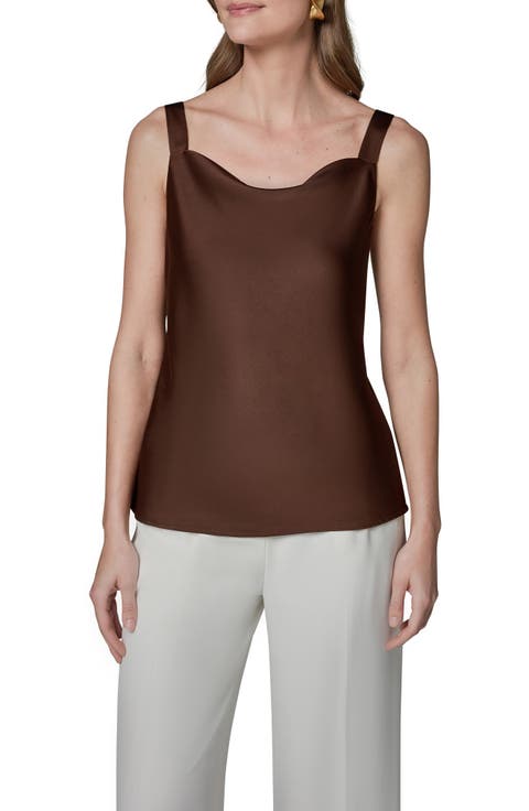 Cowl Neck Satin Camisole