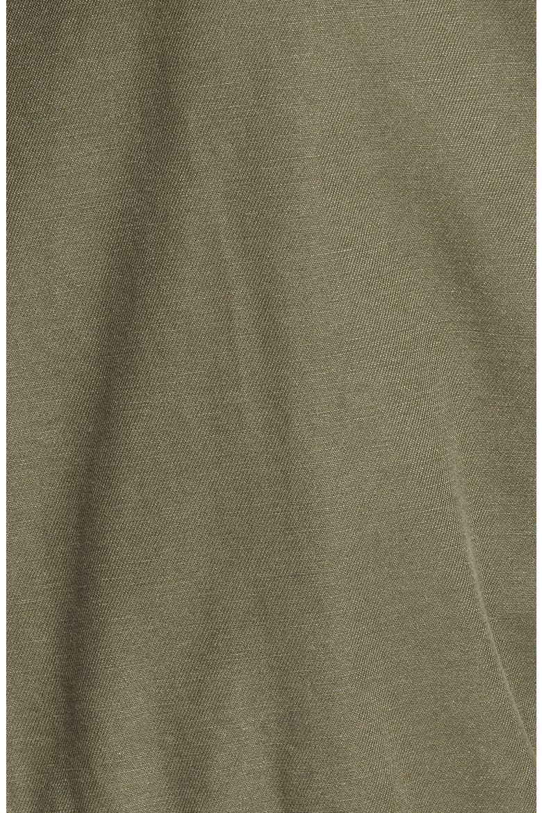 Levi's® Print Trim Cotton Twill Fishtail Parka, Alternate, color, CLOVER