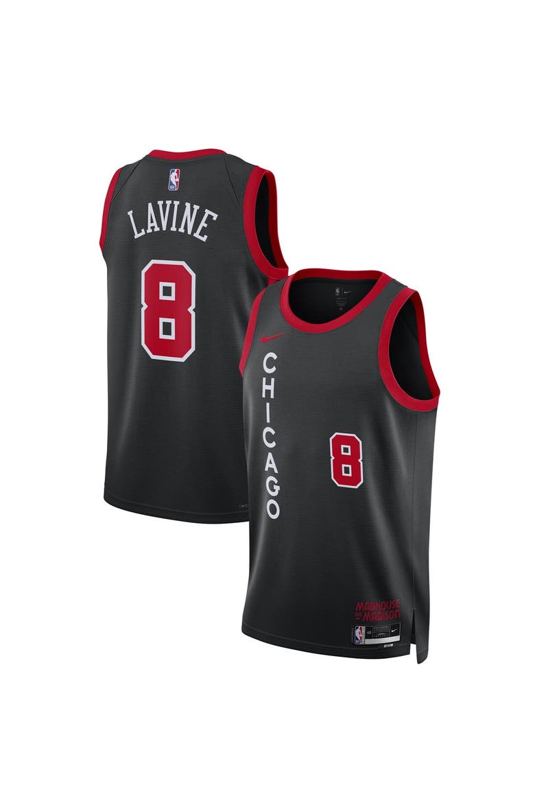 Unisex Nike Zach LaVine Black Chicago Bulls 2023/24 Swingman Jersey - City Edition, Main, color, Black