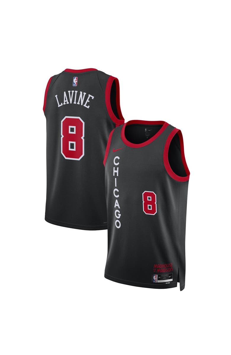 Nike Unisex Nike Zach LaVine Black Chicago Bulls 2023/24 Swingman Jersey - City Edition, Main, color, 