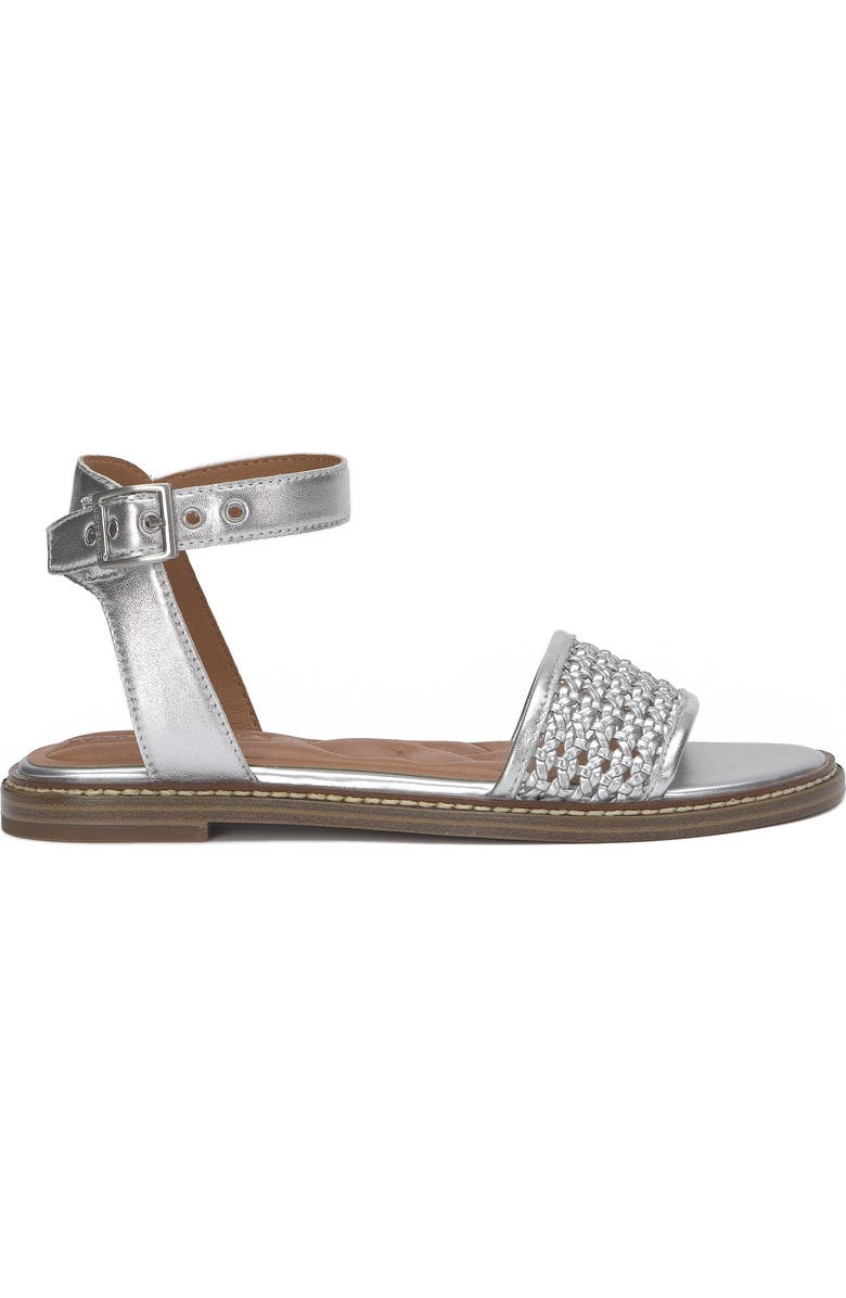 Lucky Brand Kimaya Sandal, Alternate, color, Silver Kyawve