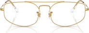 Ray-Ban 56mm Irregular Optical Glasses