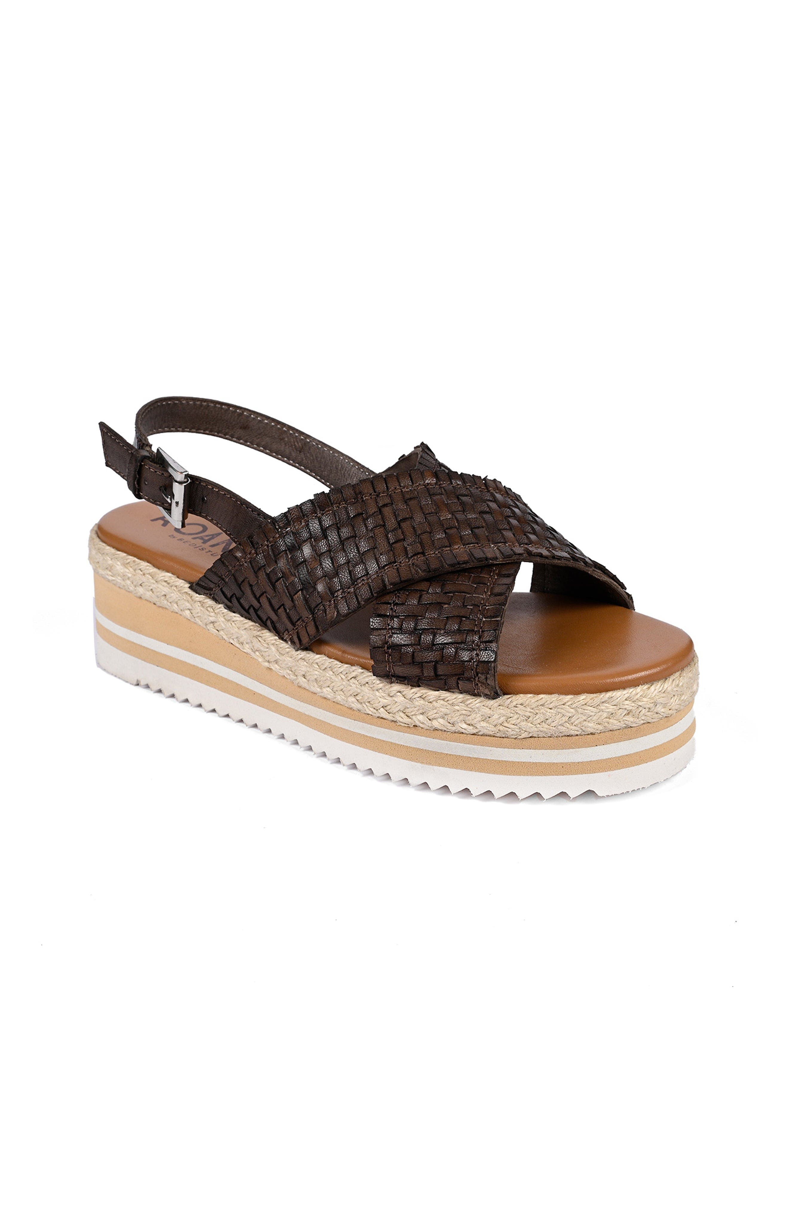 ROAN Into Sandal, Main, color, Teak Dip Dye