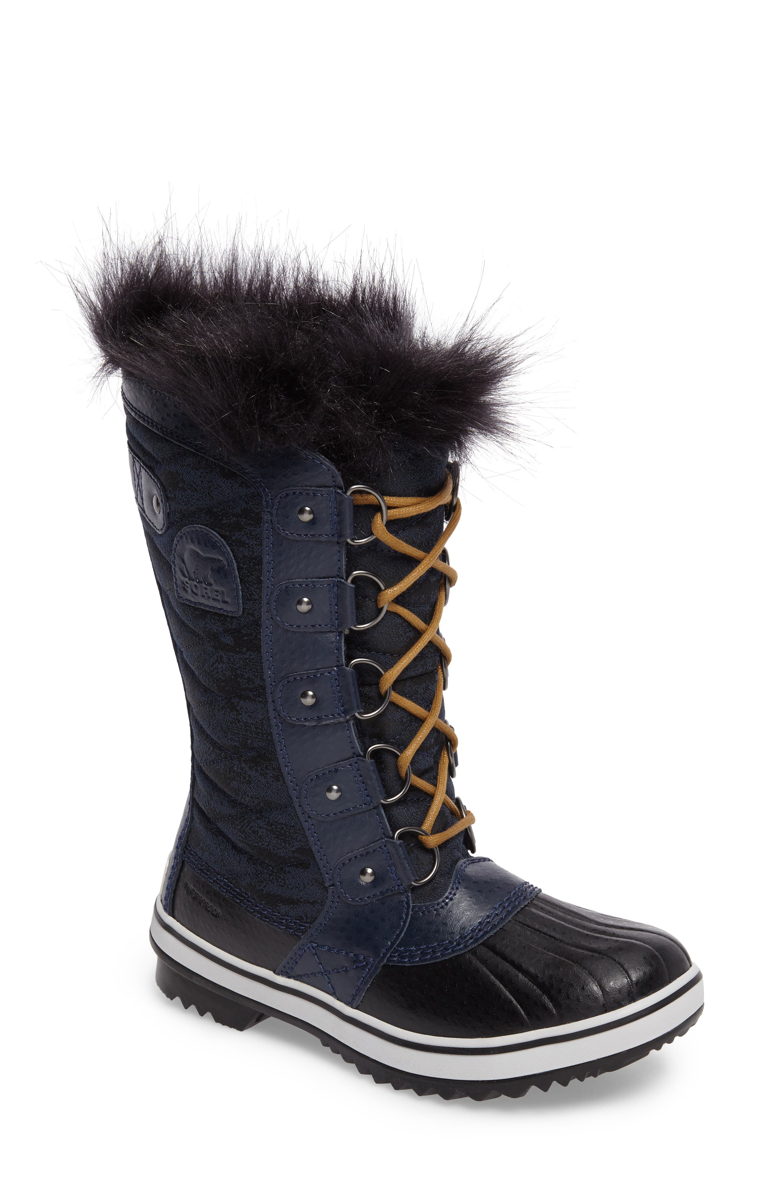 SOREL Tofino II Fleece Lined Waterproof Boot, Main, color, 