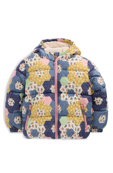 Kids' Padded Floral Coat