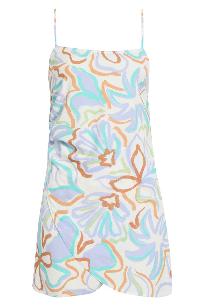 By Your Side Print Sleeveless Minidress, Alternate, color, WHITE MULTI