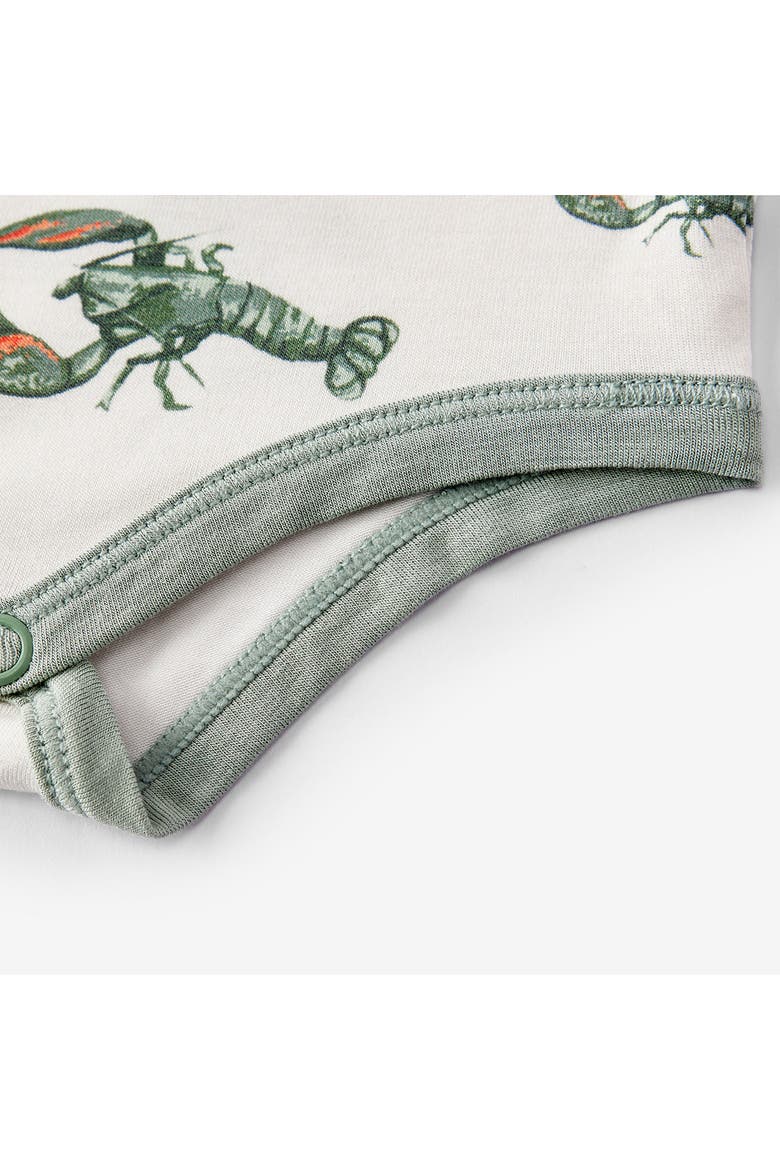 Luxe Stretch Long Sleeve One Piece, Alternate, color, Mint Lobster