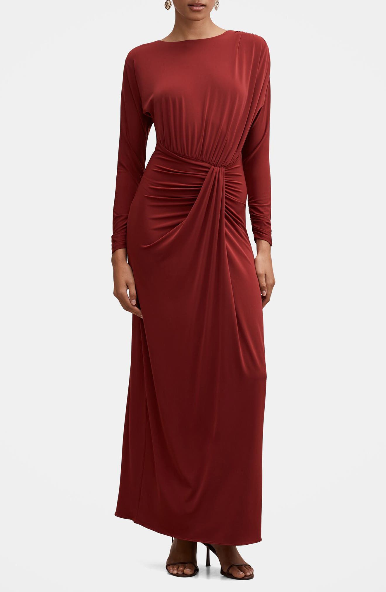 selected BURGUNDY RED