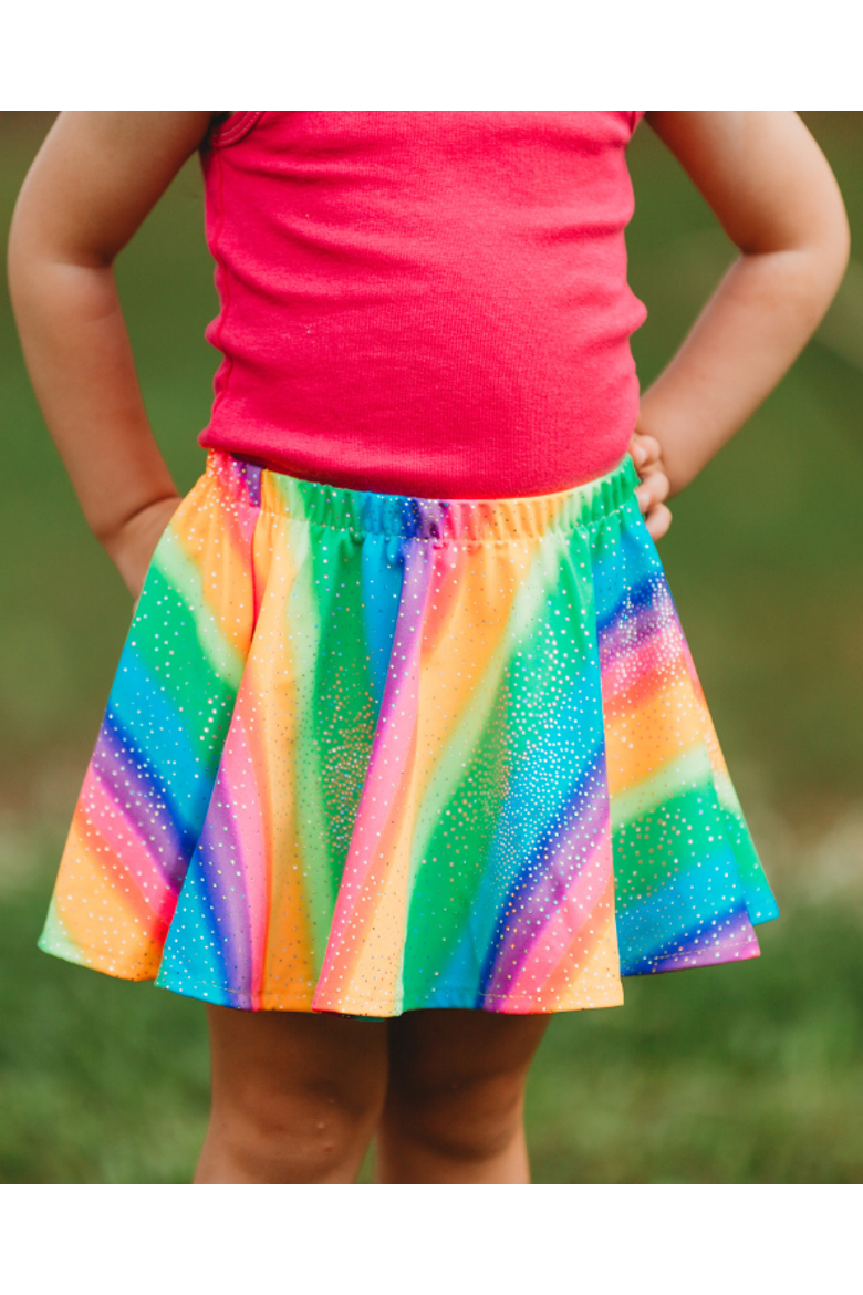 Baby Girls Novelty Circle Skirt, Alternate, color, Black Unicorn Dream