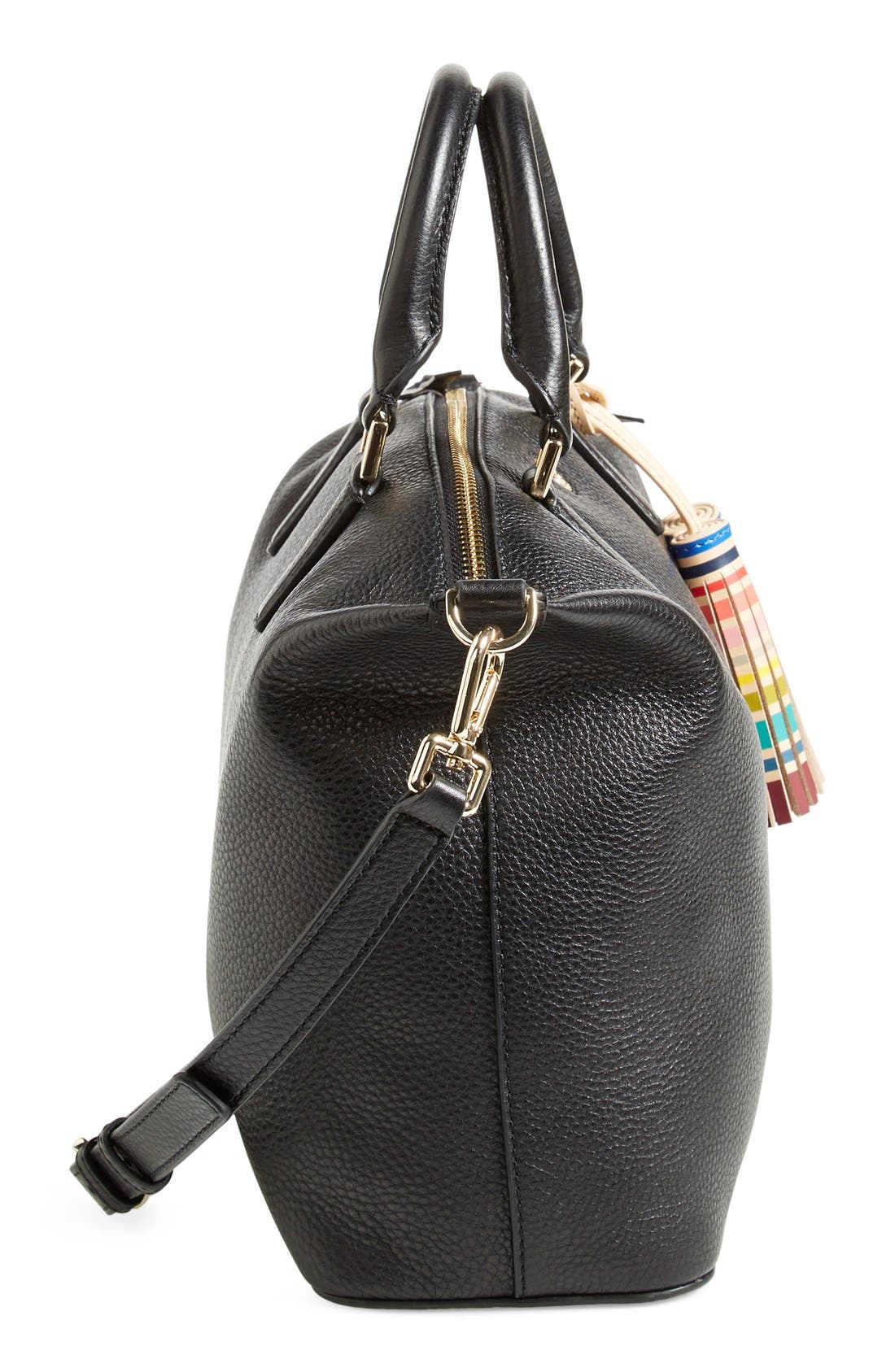 Tory Burch Small Multicolor Tassel Satchel, Alternate, color, 