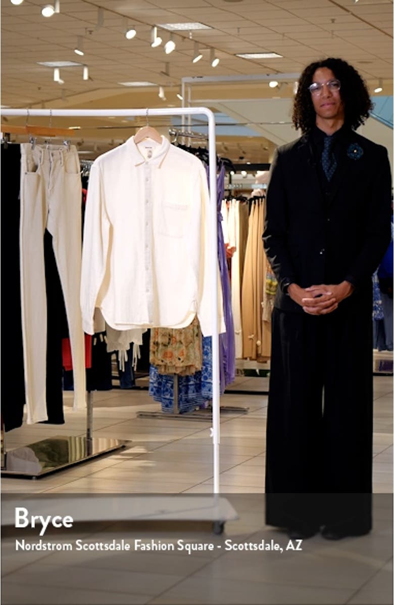 The Ripper Trim Fit Double Gauze Button-Up Shirt, sales video thumbnail