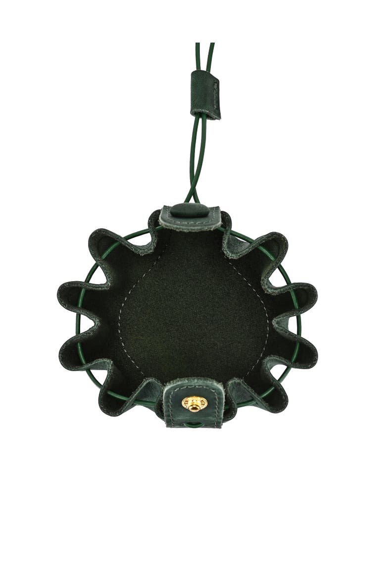 Buki Genuine Leather Mini Charm, Alternate, color, Green