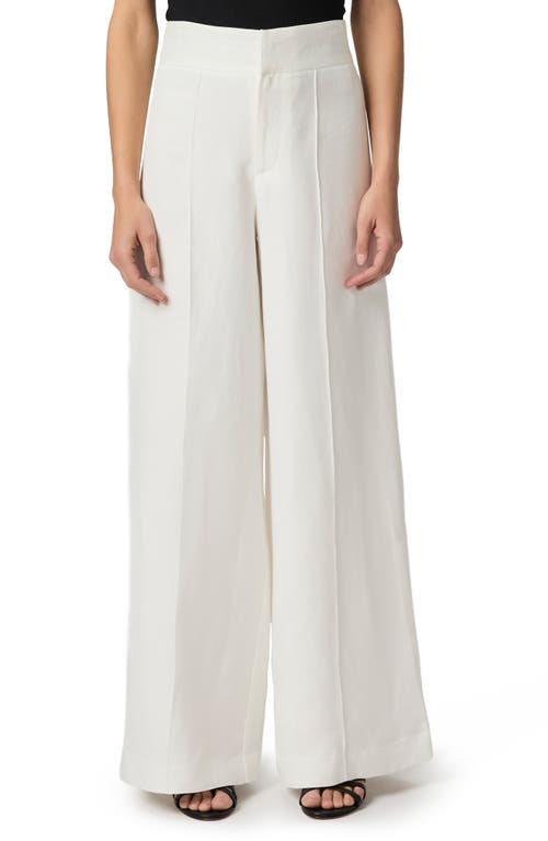 Paige Greyson Linen Blend High-rise Wide-leg Pants