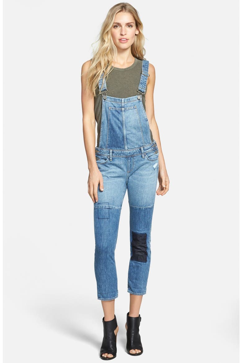 Denim 'Sierra' Overalls, Main, color, UNDERWOOD BLUE