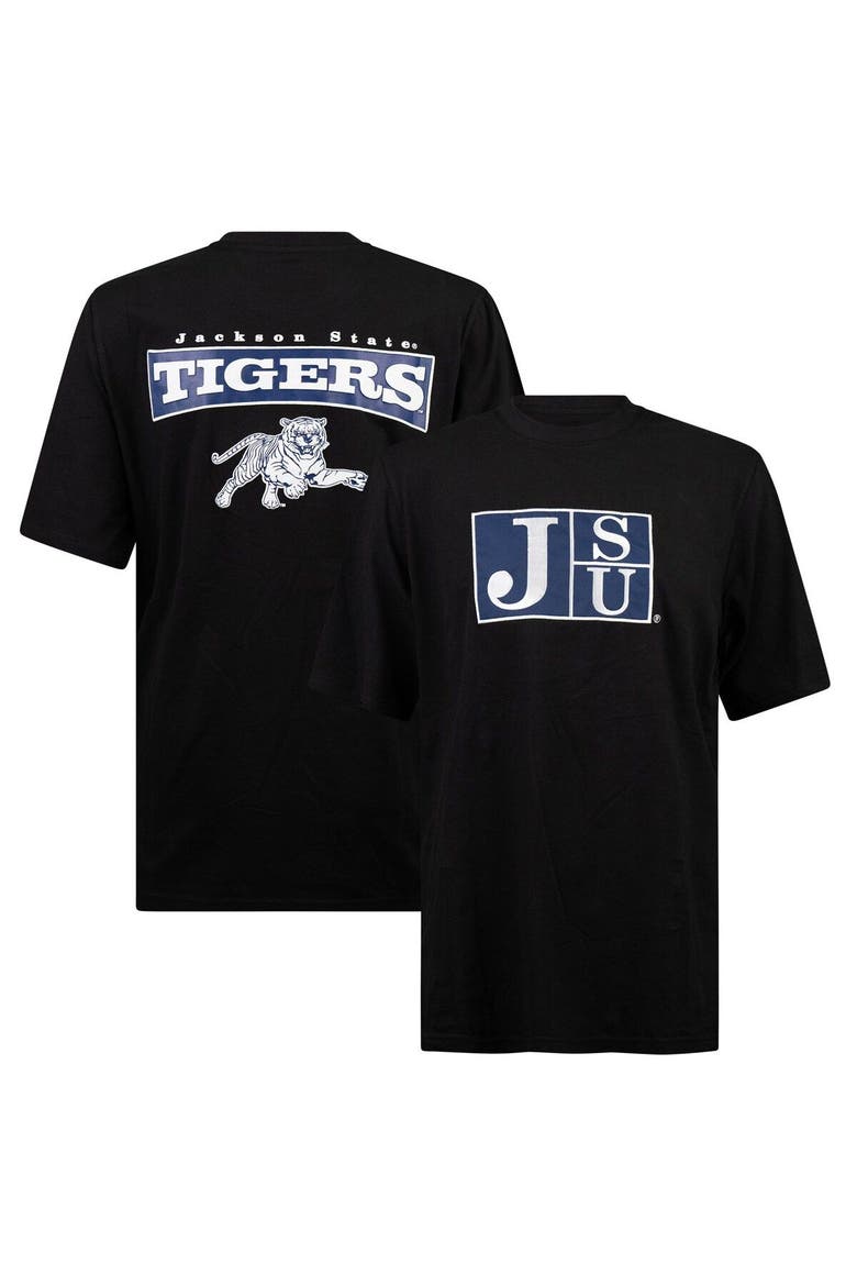 Men's FISLL Black Jackson State Tigers Applique T-Shirt, Main, color, Black