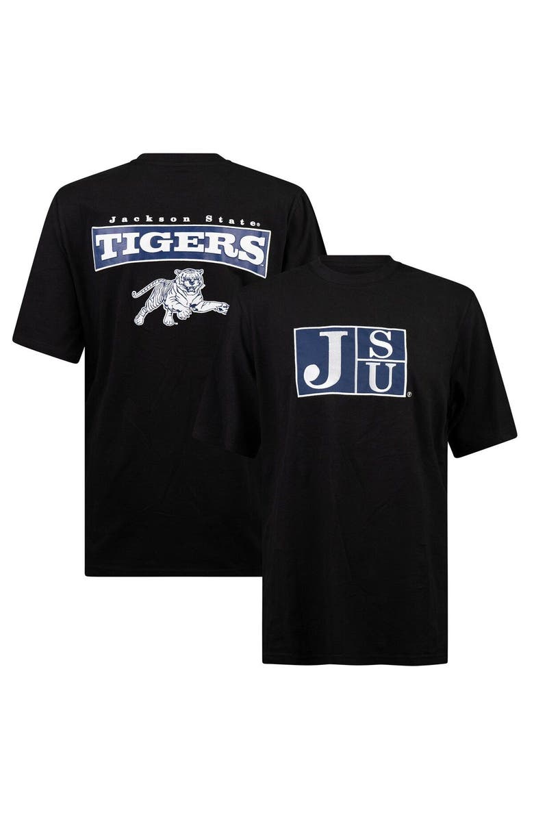 FISLL Men's FISLL Black Jackson State Tigers Applique T-Shirt, Main, color, Black