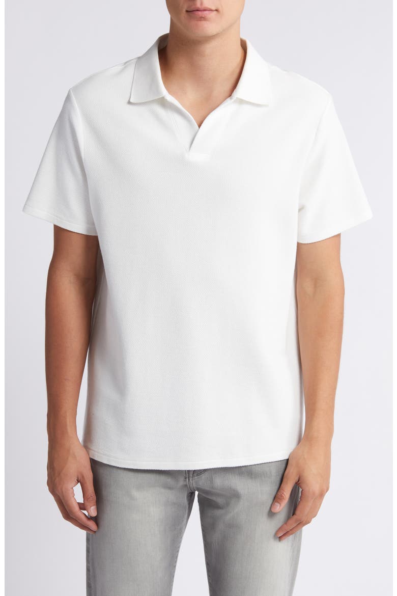 Jacquard Polo, Main, color, OFF WHITE