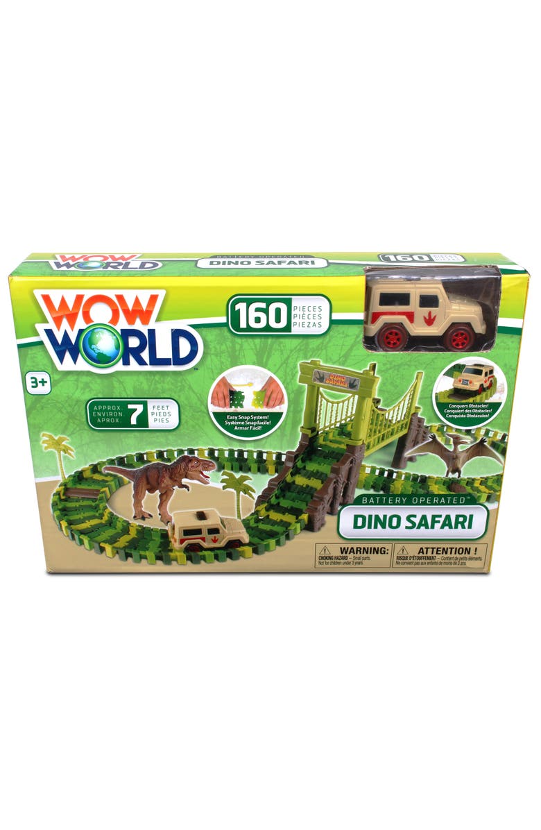 WowWorld Dino Safari Track Set, Alternate, color, Multicolored