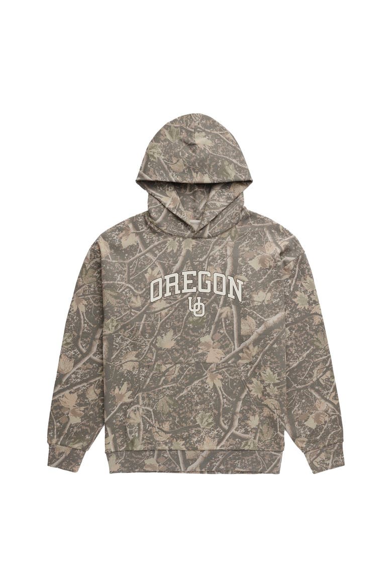 Men's Uscape Apparel  Camo Oregon Ducks Back Bay Fleece Hoodie, Main, color, Camo