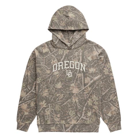 Men's Uscape Apparel  Camo Oregon Ducks Back Bay Fleece Hoodie