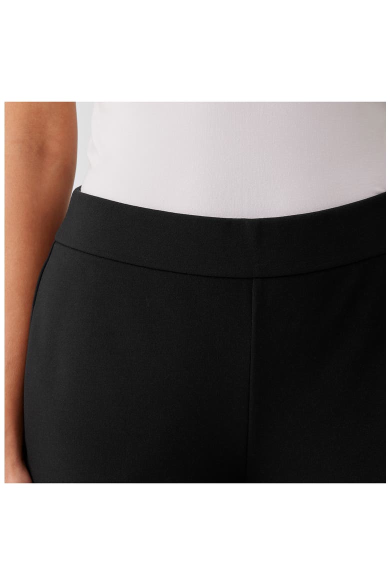 Ponte Ankle Straight Leg Pants, Alternate, color, BLACK
