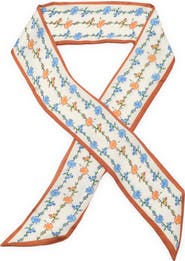 NORDSTROM RACK Floral Mini Skinny Scarf