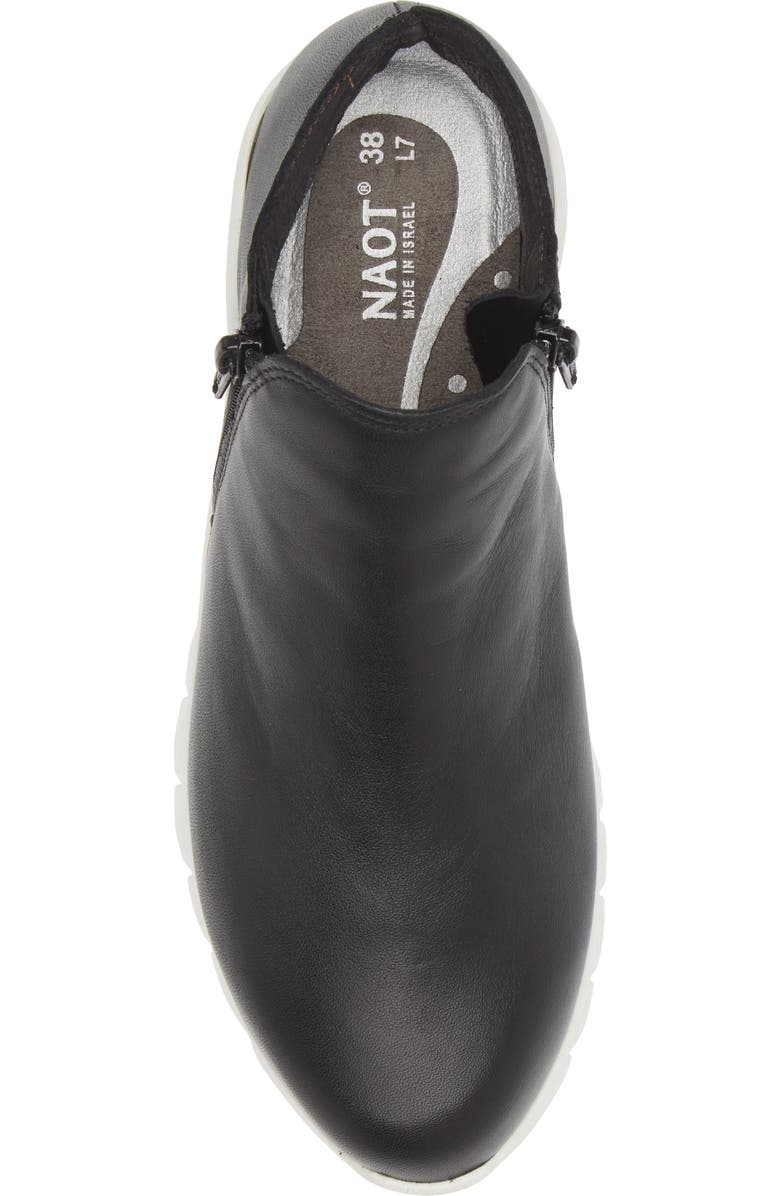 Naot Zodiac Sneaker, Alternate, color, Jet Black Leather