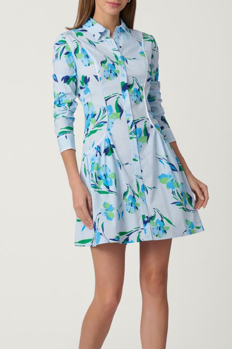 Seabreeze Print Poplin Millie Dress