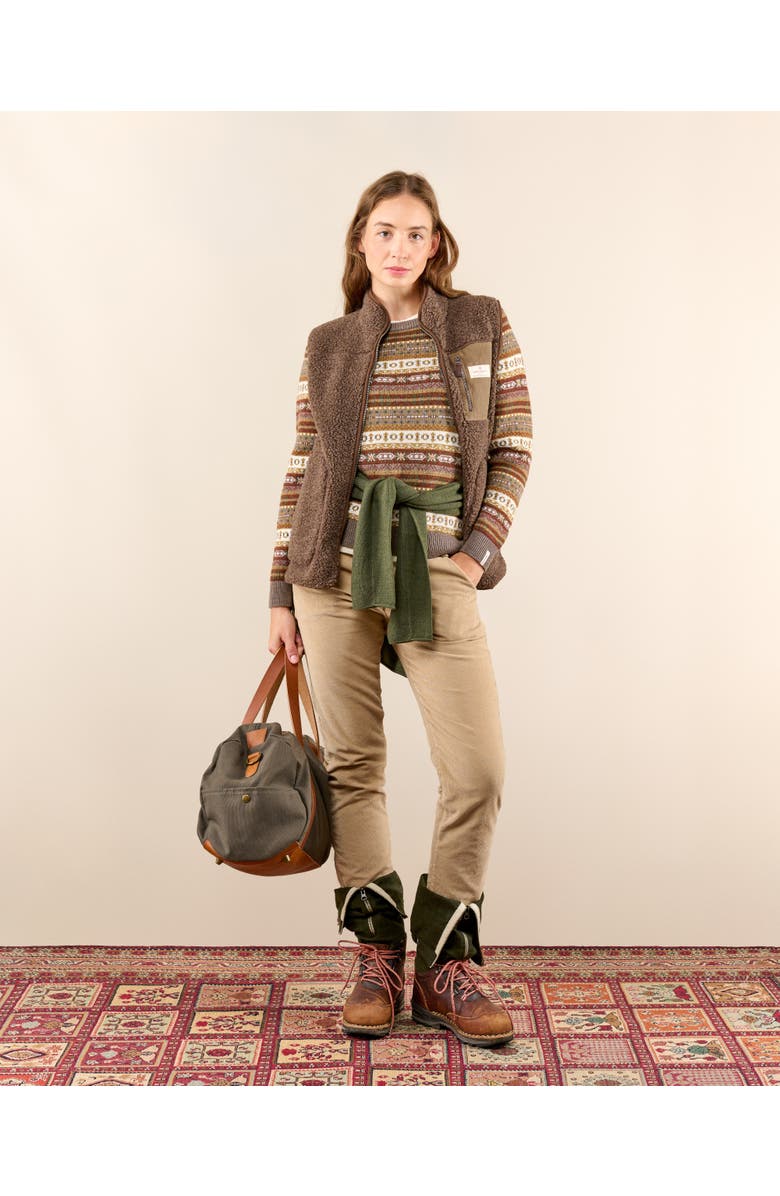 Amundsen Fjordcord Slacks 16 Wale Womens, Alternate, color, Camel