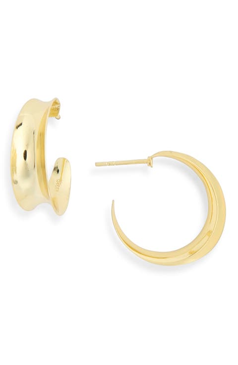Tapered Hoop Earrings