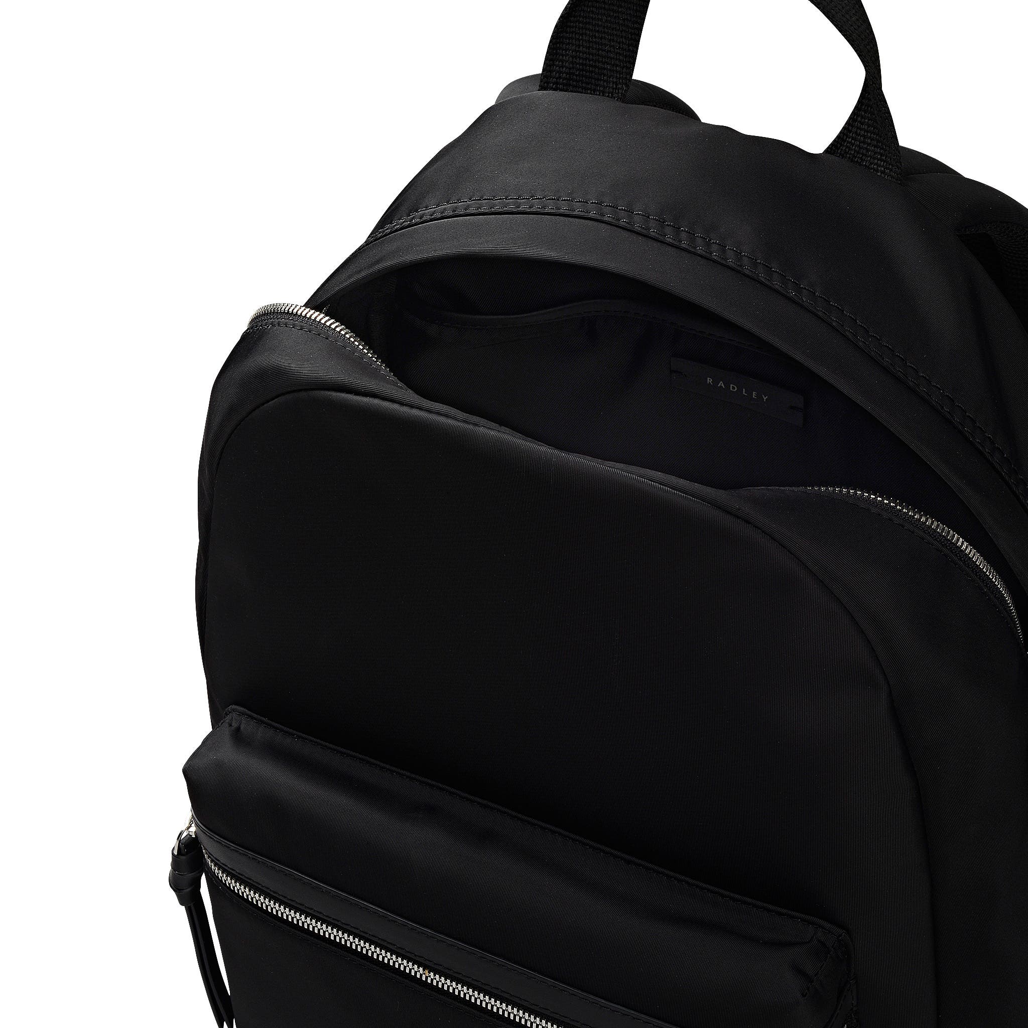 Radley Halley Row Medium Ziptop Backpack, Alternate, color, Black