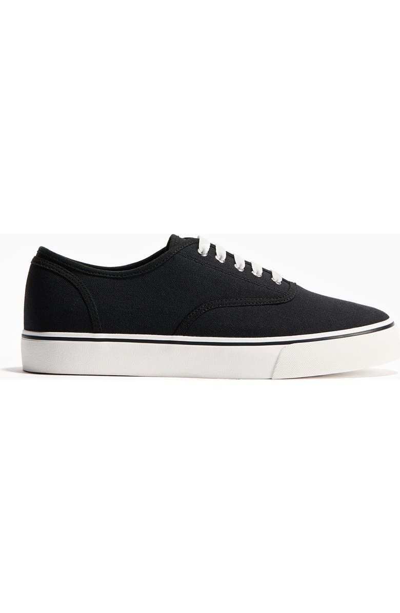 H&M Canvas Trainers, Main, color, Black
