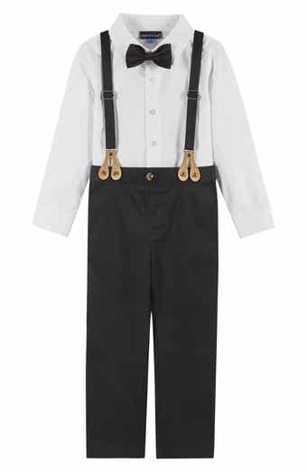 Andy & Evan Kids' 4-Piece Dapper Suspender & Bow Tie Outfit Set