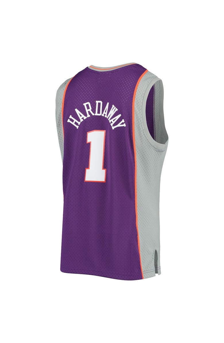 Mitchell & Ness Men's Mitchell & Ness Penny Hardaway Purple Phoenix Suns 2001/02 Hardwood Classics Swingman Jersey, Alternate, color,