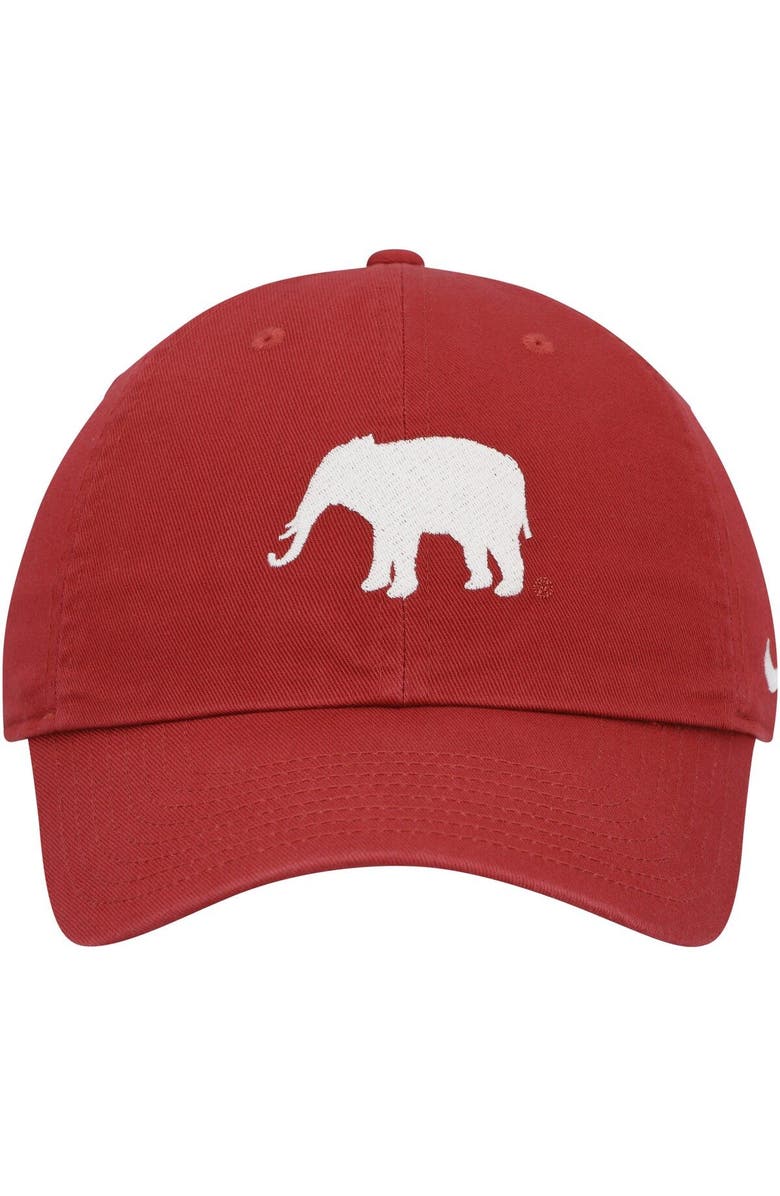 Nike Men's Nike Crimson Alabama Crimson Tide Heritage86 Logo Performance Adjustable Hat, Alternate, color, 