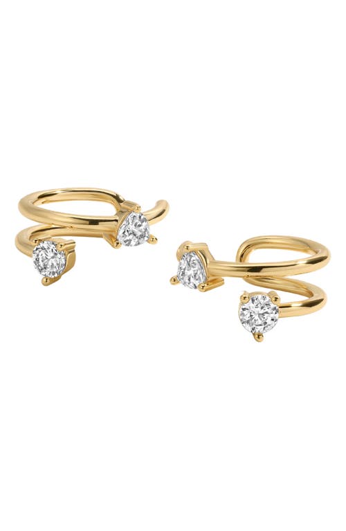 Lili Claspe Eraz Set Of 2 Ear Cuffs In Gold