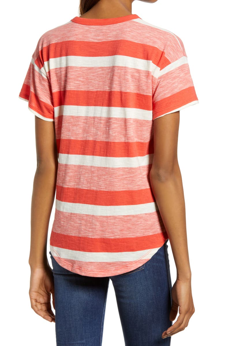 Madewell Whisper Cotton Rib Crewneck T-Shirt, Alternate, color, 