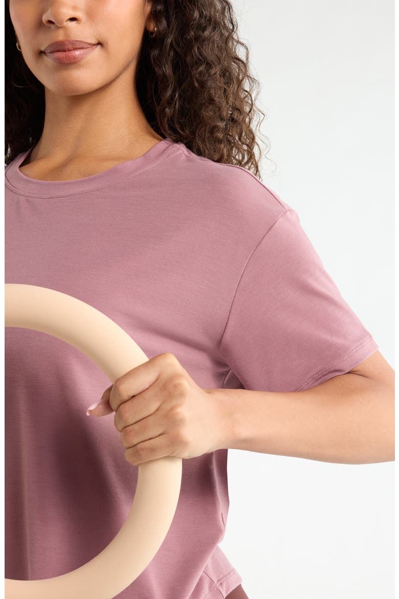 Breathe Performance T-Shirt, Alternate, color, PURPLE SHAKE