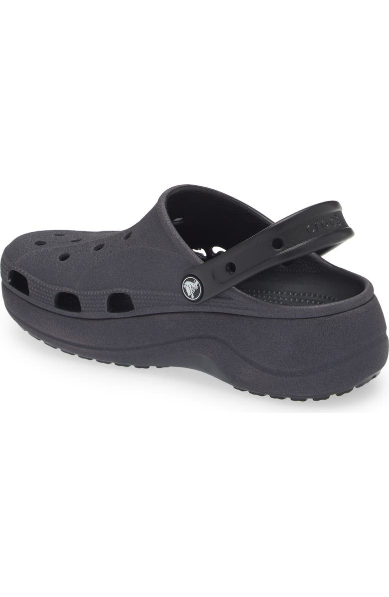 CROCS Baya Platform Glitter Clog, Alternate, color,