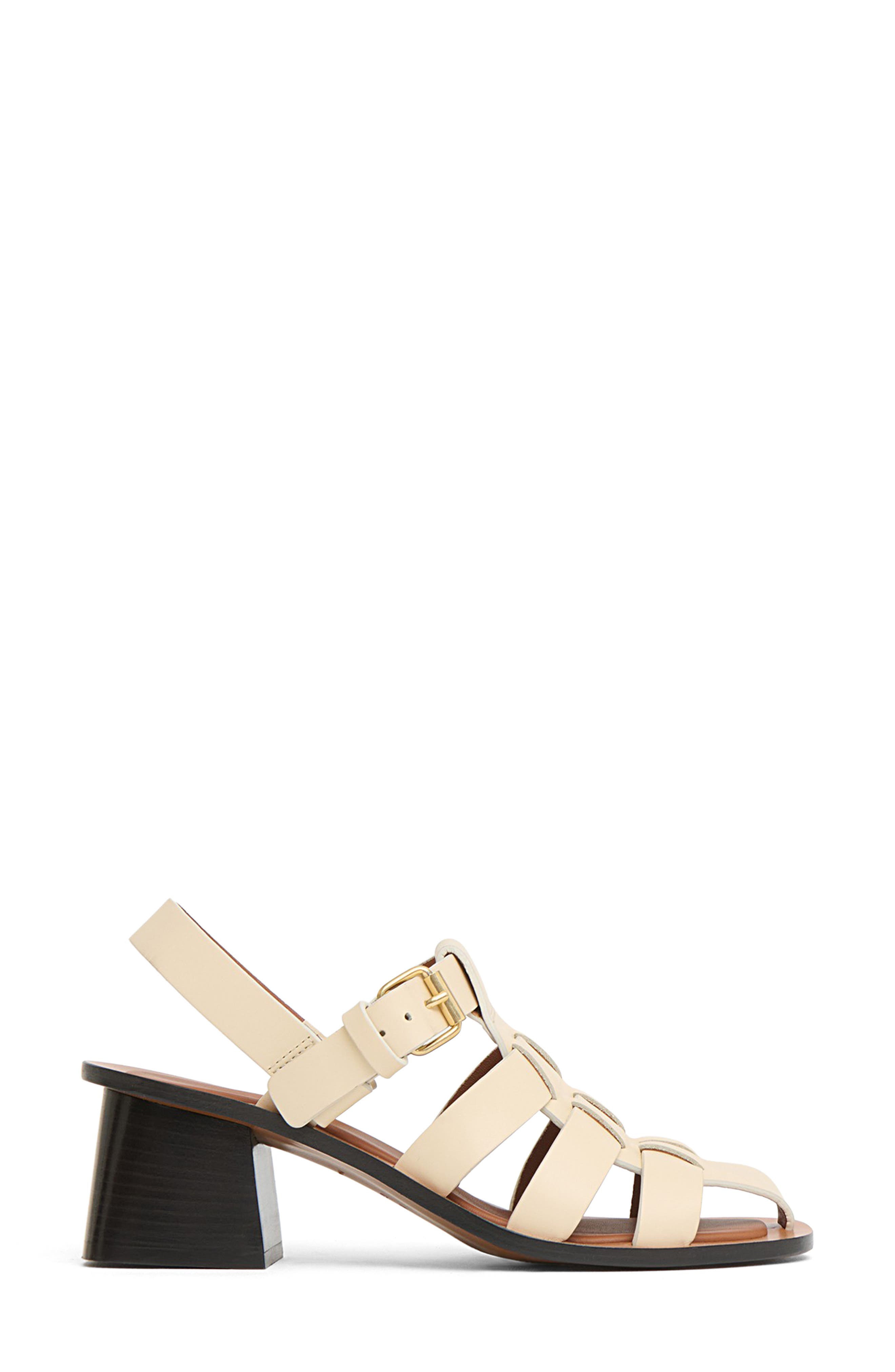 Mansur Gavriel Slingback Fisherman Sandal, Alternate, color, Jasmine