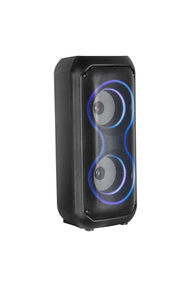 Dual 4 Inch Portable Bluetooth Speaker, Alternate, color, Black