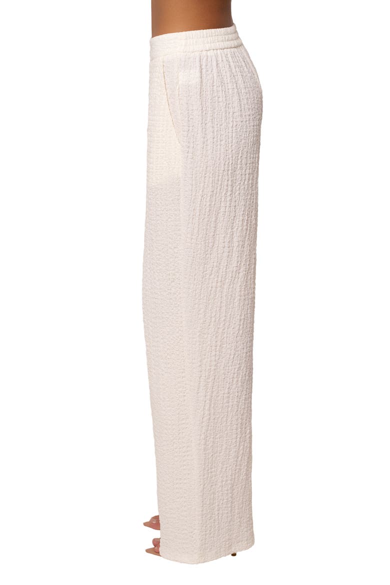 Unwind Textured Pants, Alternate, color, Ivory