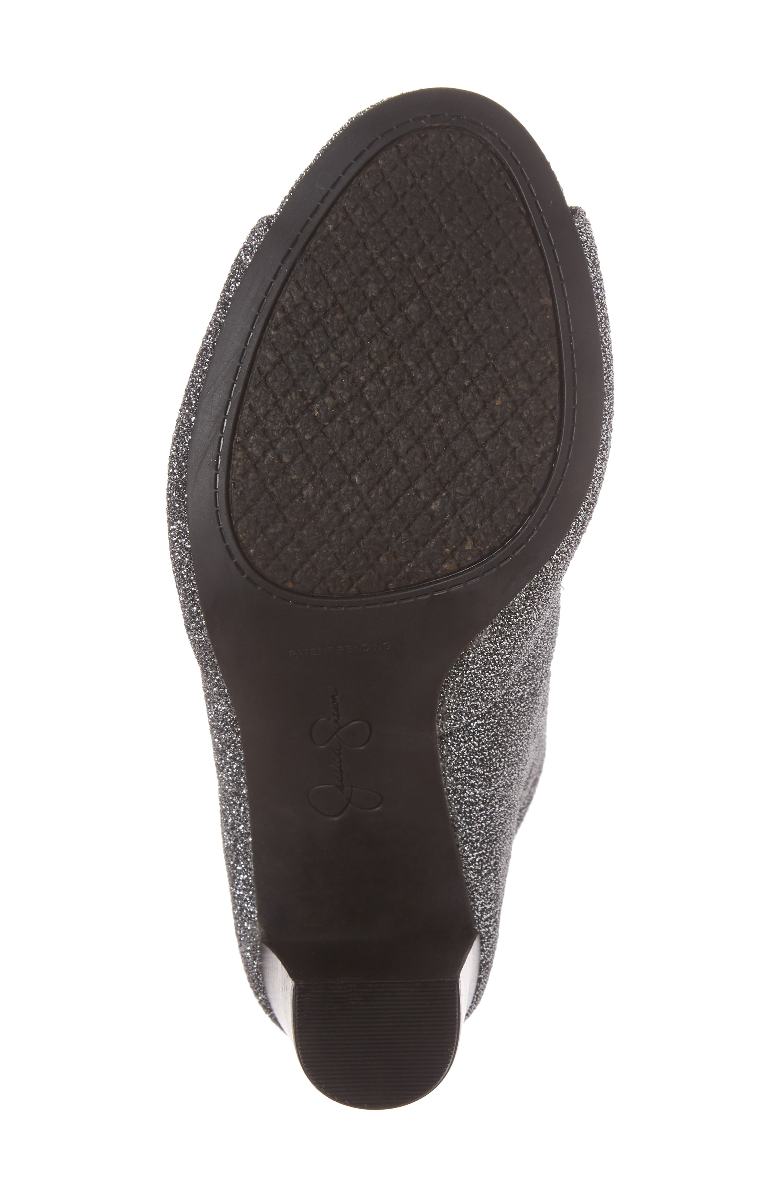Elara Open-Toe Bootie, Alternate, color, GUNMETAL