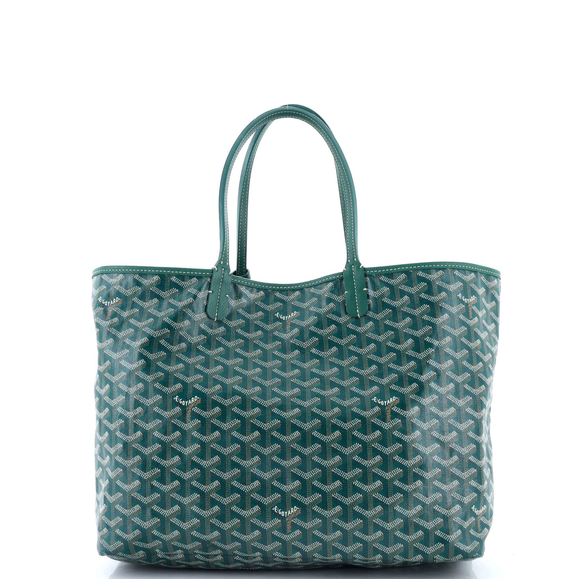 Pre-Owned Goyard Saint Louis Tote Coated Canvas PM, Main, color, 