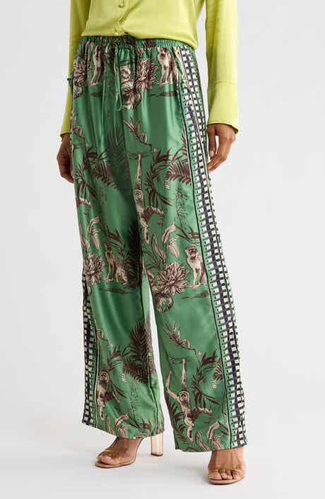 CIEBON Katia Satin Wide Leg Pants