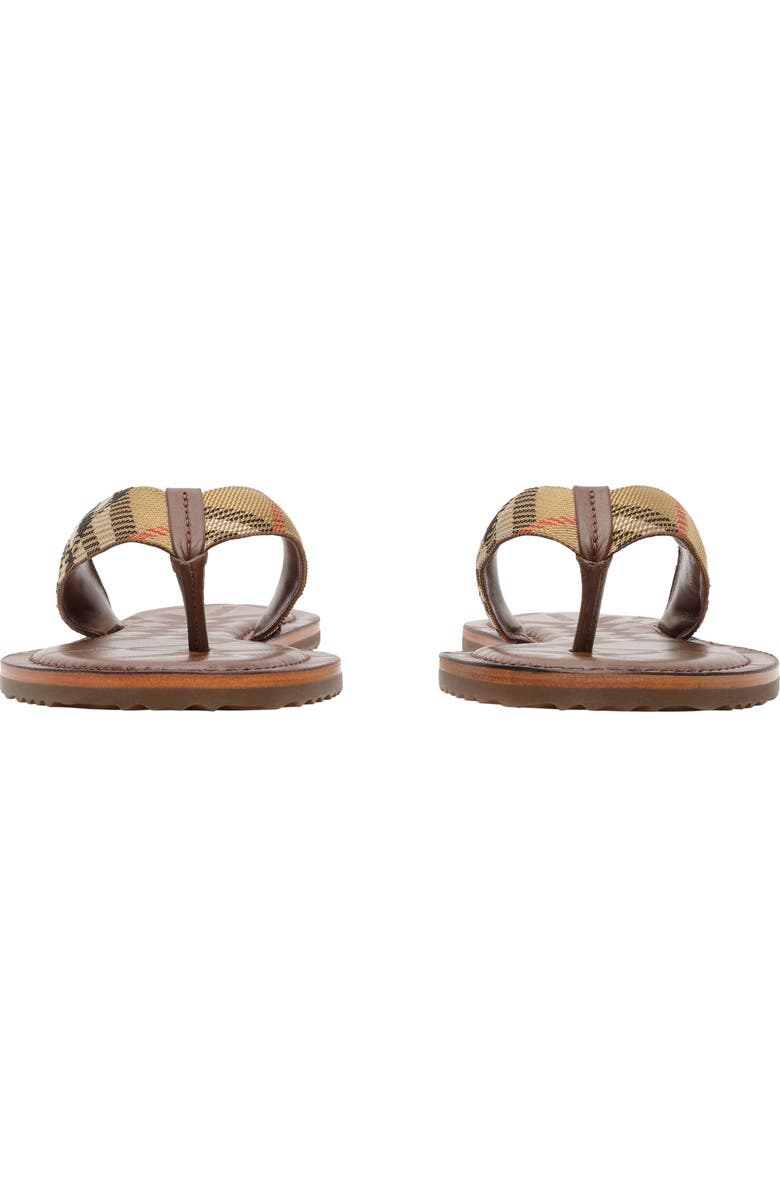 Burberry Pavillion Check Flip Flip, Alternate, color, Sand Ip Check
